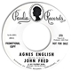 John Fred & His Playboy Band - Agnes English / Sad Story