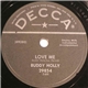 Buddy Holly - Love Me / Blue Days-Black Nights