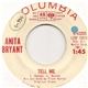Anita Bryant - Tell Me / I Don't Understand
