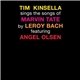 Tim Kinsella Featuring Angel Olsen - Sings The Songs Of Marvin Tate By Leroy Bach