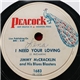 Jimmy McCracklin And His Blues Blasters - I Need Your Loving / The Swinging Thing